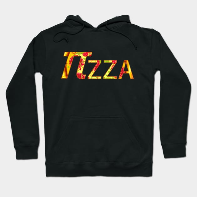 Symbol Pi like Pizza Hoodie by GraphGeek